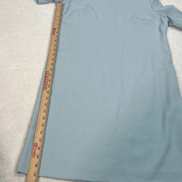 Diane Robert’s vintage light blue short sleeve shirt dress 12 H - Picture 8 of 9